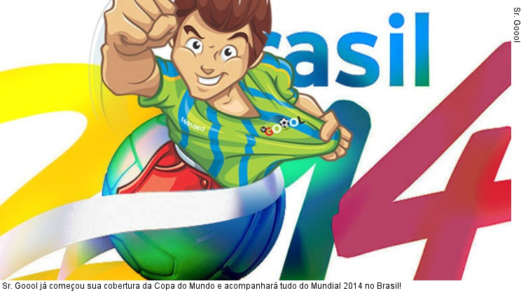  Sr. Goool já começou sua cobertura da Copa do Mundo e acompanhará tudo do Mundial 2014 no Brasil!
