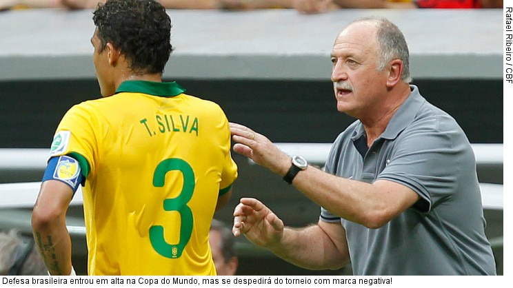  Defesa brasileira entrou em alta na Copa do Mundo, mas se despedirá do torneio com marca negativa!