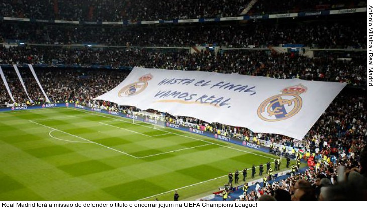  Real Madrid terá a missão de defender o título e encerrar jejum na UEFA Champions League!