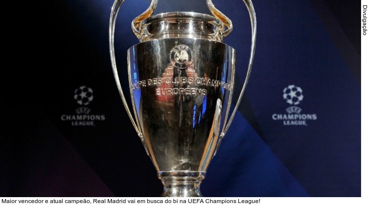  Maior vencedor e atual campeão, Real Madrid vai em busca do bi na UEFA Champions League!