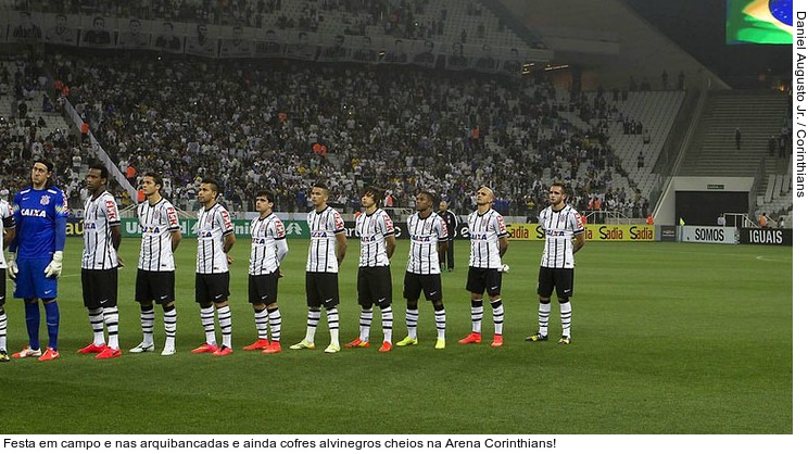  Festa em campo e nas arquibancadas e ainda cofres alvinegros cheios na Arena Corinthians!