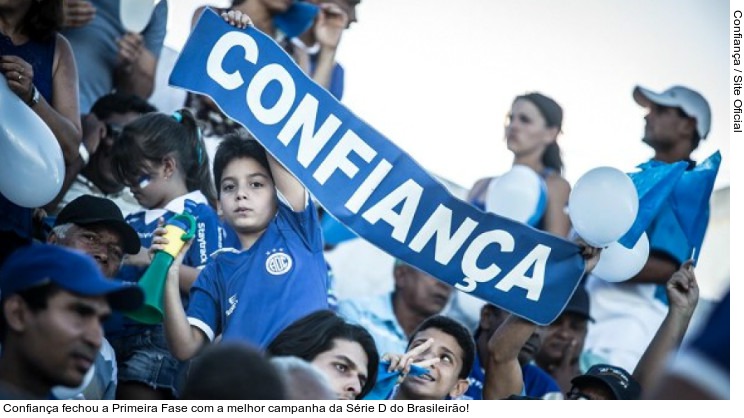  Confiança fechou a Primeira Fase com a melhor campanha da Série D do Brasileirão!