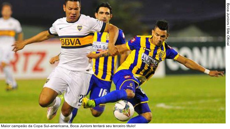  Maior campeão da Copa Sul-americana, Boca Juniors tentará seu terceiro título!