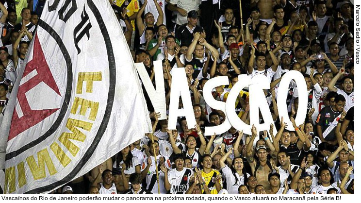 Vascaínos do Rio de Janeiro poderão mudar o panorama na próxima rodada, quando o Vasco atuará no Maracanã pela Série B!
