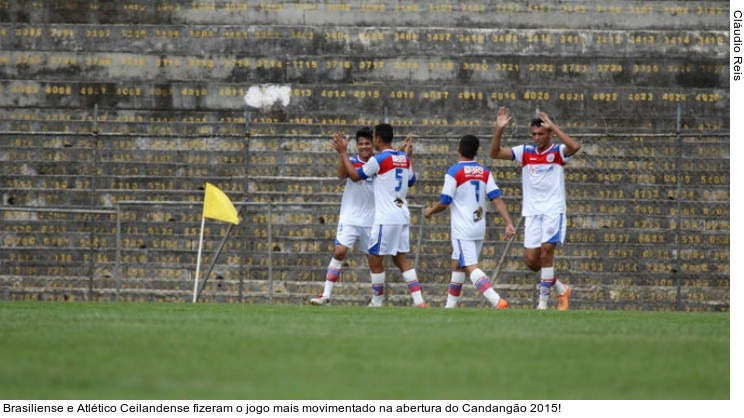  Brasiliense e Atlético Ceilandense fizeram o jogo mais movimentado na abertura do Candangão 2015!