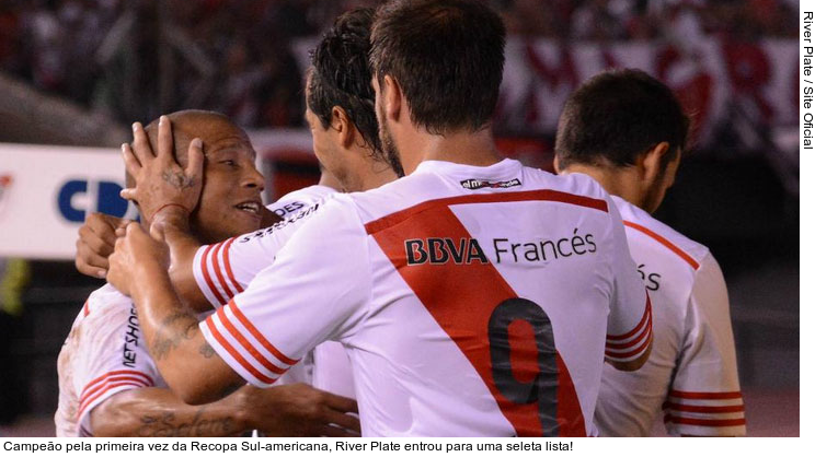  Campeão pela primeira vez da Recopa Sul-americana, River Plate entrou para uma seleta lista!