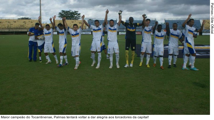  Maior campeão do Tocantinense, Palmas tentará voltar a dar alegria aos torcedores da capital!