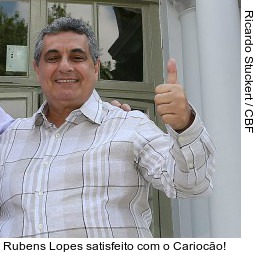  Rubens Lopes satisfeito com o Cariocão!