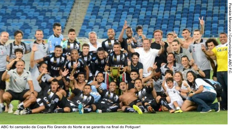  ABC foi campeão da Copa Rio Grande do Norte e se garantiu na final do Potiguar!