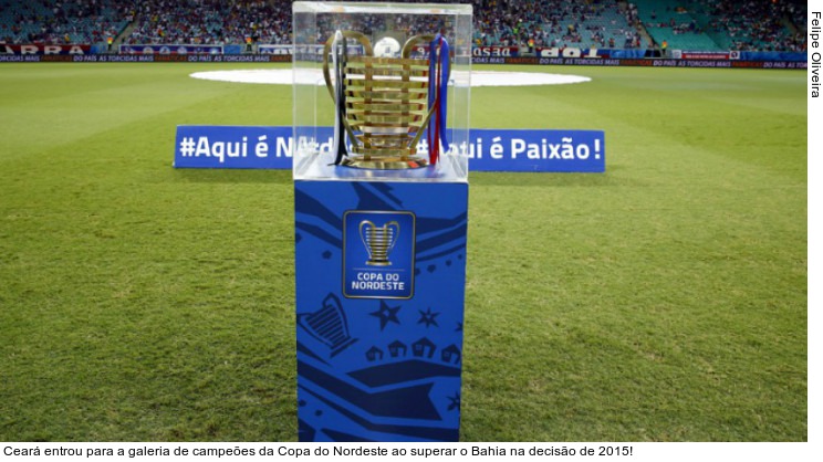  Ceará entrou para a galeria de campeões da Copa do Nordeste ao superar o Bahia na decisão de 2015!