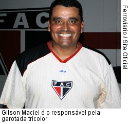  Gilson Maciel é o responsável pela garotada tricolor