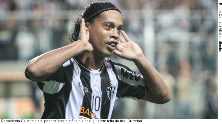  Ronaldinho Gaúcho e cia. podem fazer história e ainda igularem feito do rival Cruzeiro!