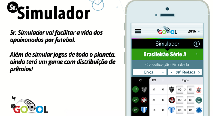  Sr. Goool criou uma campanha de financiamento coletivo e, se atingir a meta, criará um aplicativo!