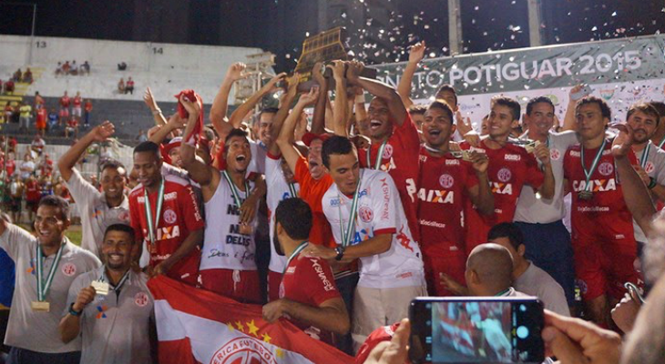  América de Natal quer mais uma foto com a taça na mão para encerrar longo jejum no Potiguar!