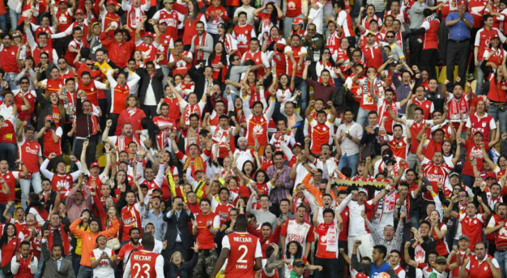  Santa Fe poderá contar com a força da sua torcida no primeiro jogo contra o River Plate pela Recopa Sul-americana!