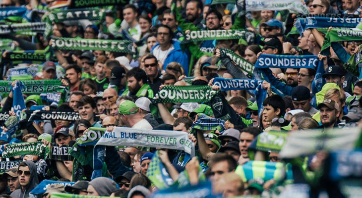  Seattle Sounders supera os 40 mil pagantes e ostenta a melhor média de público da MLS!