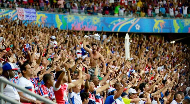  Torcida voltou a lotar as arquibancadas da Arena Fonte Nova e Bahia manteve a liderança no ranking da Série B!