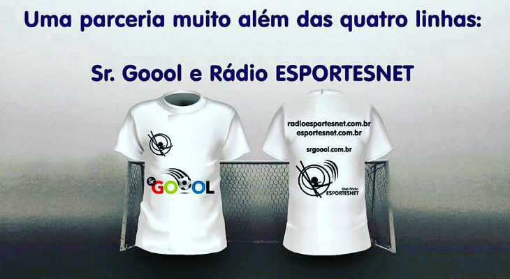  Sr. Goool e ESPORTESNET lado a lado no mundo da bola e nas ondas do rádio!