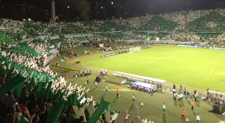  Torcida voltou a lotar o estádio para comemorar mais uma final do Atlético Nacional!