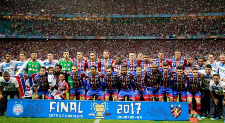  Bahia garantiu o maior público da Copa do Nordeste na final contra o Sport na Arena  Fonte Nova!