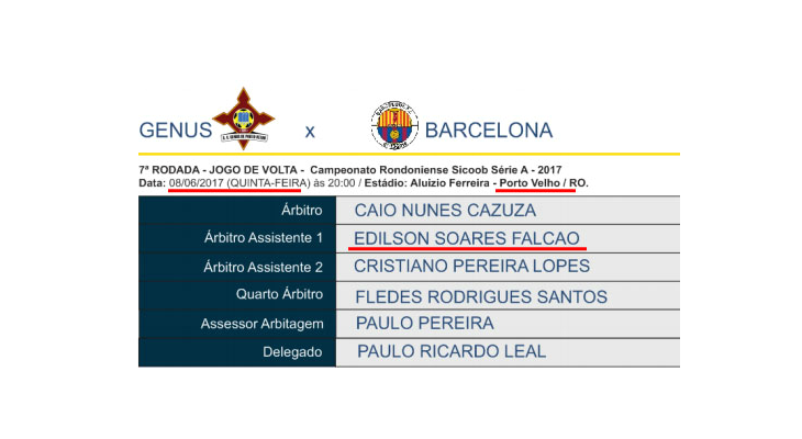  Edílson Soares Falcão deixará Ariquemes e terá que trabalhar em Porto Velho na quinta-feira à noite!