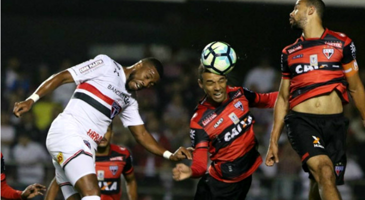  Atlético Goianiense até arrancou um bom empate do São Paulo no Morumbi, mas segue na lanterna do Brasileirão!