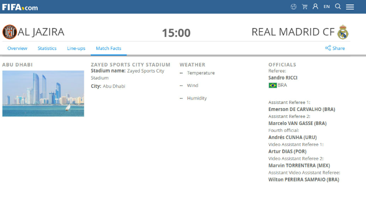  Trio brasileiro foi escalado para trabalhar em jogo que definirá um dos finalistas do Mundial de Clubes!