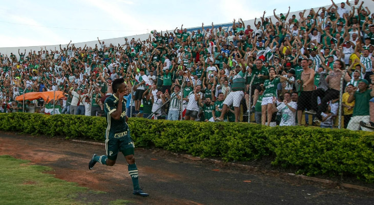  Torcida compareceu em peso em Mirassol para acompanhar mais uma vitória do líder Palmeiras no Paulistão!