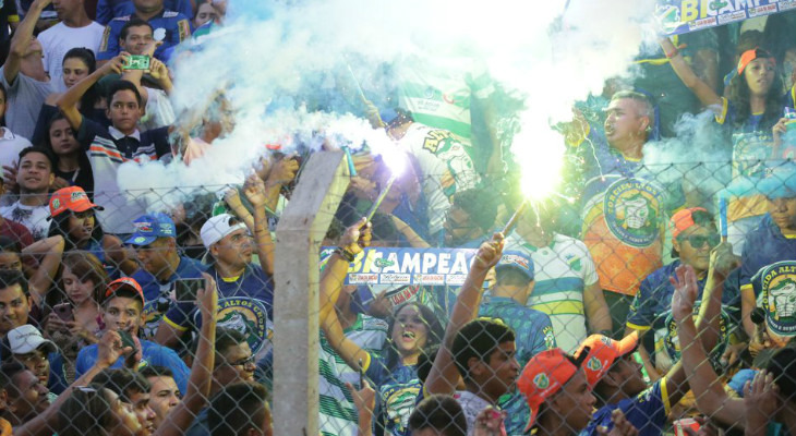  Torcida do Altos fez festa pelo bicampeonato, mas no geral perdeu força nas arquibancadas do Piauiense!