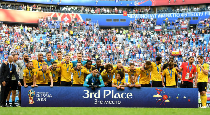  Bélgica superou a Inglaterra com gols de Meunier e Hazard e garantiu sua melhor colocação em Copas do Mundo!
