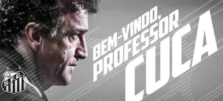  Cuca foi anunciado nesta segunda-feira e Santos espera que ele já comande o clube na quarta pela Copa do Brasil!