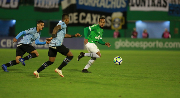  Empate com a Chapecoense foi o sexto do Grêmio no Brasileirão, o primeiro com gols!