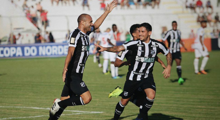  Ceará obteve a melhor campanha da fase de grupos da Copa do Nordeste 2019!