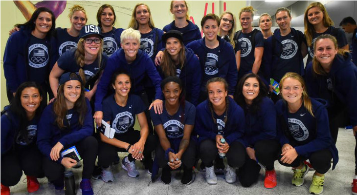  Seleção Norte-americana é a atual campeã e favorita no Grupo F da Copa do Mundo Feminina!