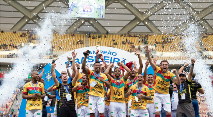  Brusque conquistou o inédito título nacional apenas em sua sexta participação na Série D!