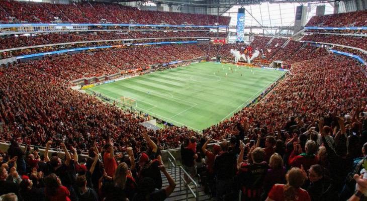  Atlanta United tem lotado o estádio e conseguido a melhor média de público da MLS!