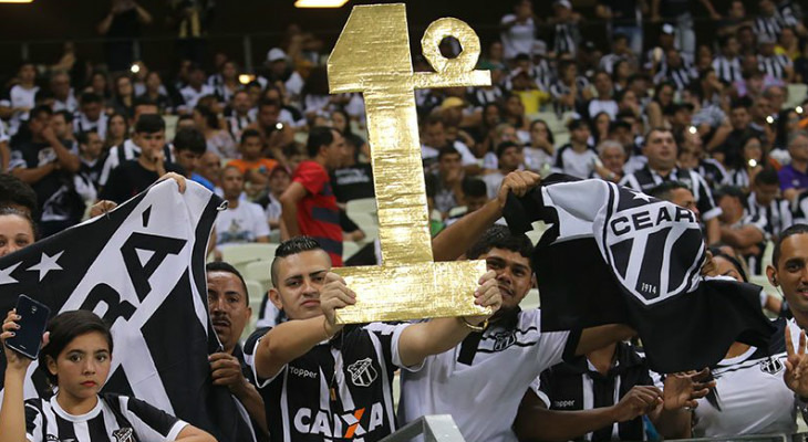  Ceará dominou as arquibancadas nos três primeiros anos da volta da Copa do Nordeste!
