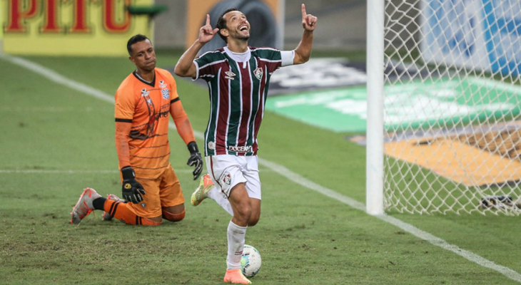  Com hat-trick contra o Figueirense, Nenê colocou o Fluminense na Quarta Fase da Copa do Brasil!
