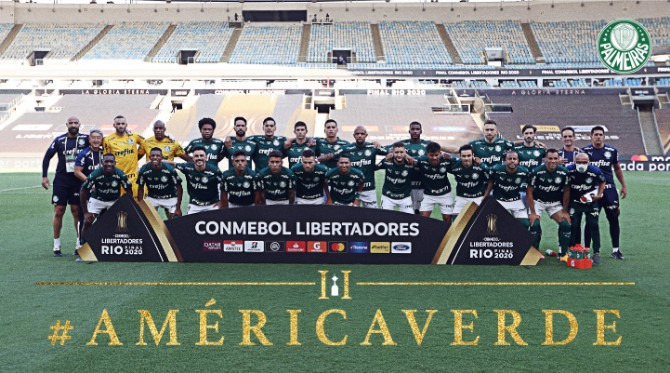  Palmeiras superou o rival Santos e passou a ser o 7º brasileiro com mais de um título na Libertadores!