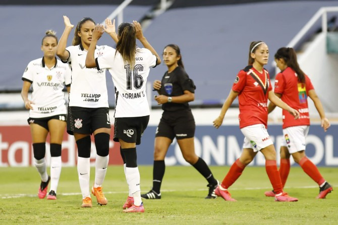  Corinthians goleou o Santiago Morning e, agora, pegará o América de Cáli na Libertadores Feminina! 