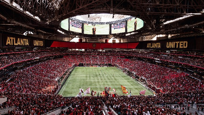  Atlanta United levou mais de 40 mil torcedores ao seu estádio na MLS!