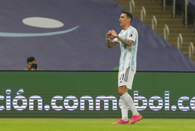  Di Maria fez o gol que deu o título da Copa América para a Argentina!