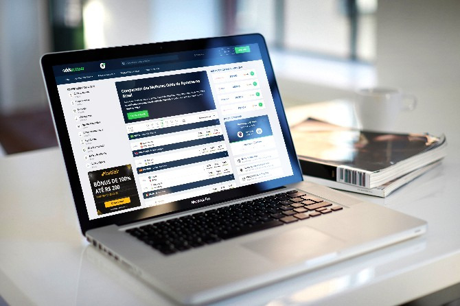  Página inicial do portal Odds Scanner