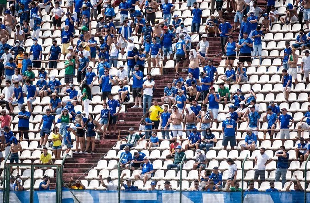  Cruzeiro já teve cinco jogos com público e tem média de quase quatro mil torcedores na Série B!