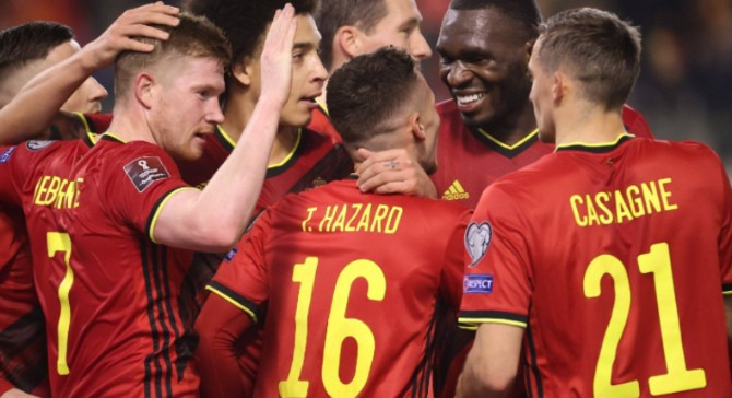  Bélgica vai tentar no Qatar superar sua melhor campanha em Copas conquistada na Rússia, em 2018!