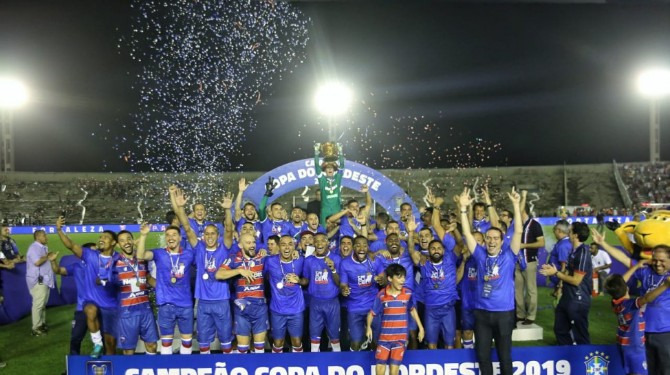 Fortaleza, em 2019, foi o último campeão estadual a levantar a Copa do Nordeste!