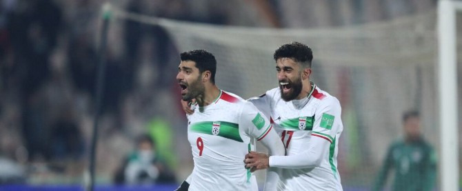  Irã venceu o Iraque e se garantiu na Copa do Mundo com três rodadas de antecedência!