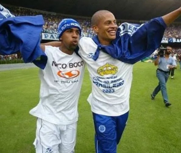  Alex e Leandro foram personagens da temporada 2003 do Cruzeiro!