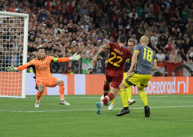  Nicolò Zaniolo fez o gol do título aos 32 minutos do 1º tempo!