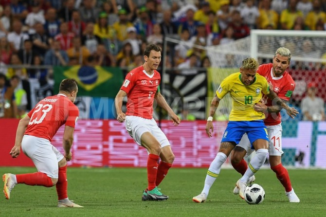  Brasil e Suíça empataram nas duas vezes em que se enfrentaram pela Copa do Mundo!